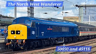 50050 and 45118 at Carlisle 10th August 2024 [upl. by Hammer788]