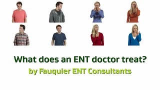 What Does an ENT Doctor Treat [upl. by Barthol]