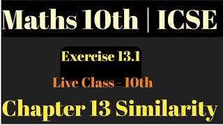 Class 10th maths exercise 131 chapter similarity [upl. by Dammahom]