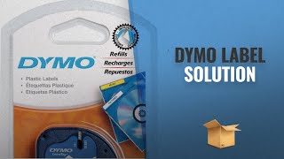 Dymo Label Solution Dymo LetraTag Plastic Label Tape 12 mm x 4 m Roll  White [upl. by Tnomal]