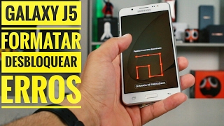 COMO FORMATAR SAMSUNG GALAXY J5 METAL  COMO RESETAR DESBLOQUEAR HARD RESET RECUPERAR [upl. by Adnaloy138]