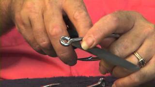 Hook Sharpening for Skirted Trolling Lures [upl. by Attaynik353]