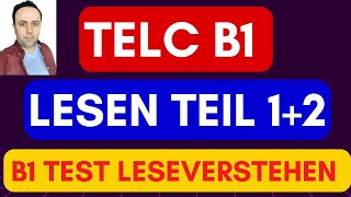 TELC B1 Lesen  DTZ Prüfung B1 Leseverstehen Teil 12 Mit Lösungen  Neu Test und Beispiele [upl. by Linnie994]