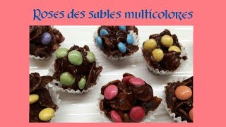 Roses des sables multicolores ou chocolat noir Bea Ba facile [upl. by Auqenes]