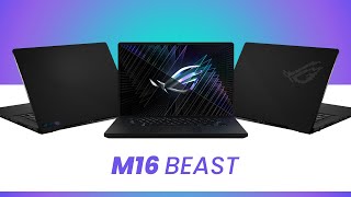 ASUS ROG ZEPHYRUS M16 2023 RUNS EVERYTHING LIKE A DREAM [upl. by Aneerb]