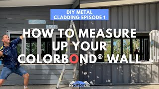 Part 1 How to Colorbond wall cladding [upl. by Aivekahs]