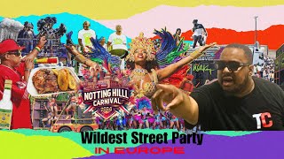 Wildest Street Party In Europe 🇪🇺 Notting Hill Carnival 2024 [upl. by Addiel]