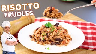 Risotto de frijoles y chorizo receta italiana [upl. by Plossl]