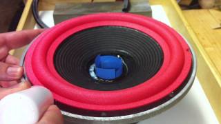 Speaker Repair  Refoaming a Woofer [upl. by Rashidi]