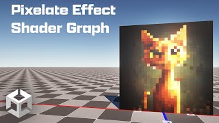 Pixel Effect Shader Graph Unity [upl. by Marwin]