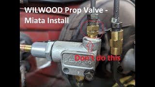 Miata Wildwood proportioning valve install with in car adjuster [upl. by Boeschen]