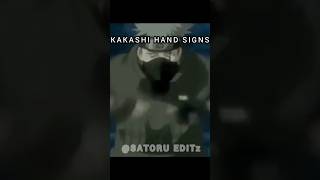 Others Hand Signs😆 Vs Kakashi Hand Signs😈🔥shorts viralvideo trending kakashi animeedit hope [upl. by Uahc]