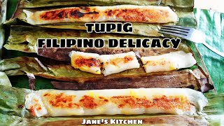 TUPIG Filipino Delicacy  Easy Snack Ideas Just 4 Ingredients JANES KITCHEN [upl. by Strade]