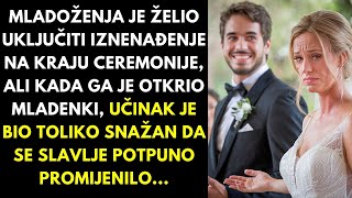 Mladoženja je želio uključiti iznenađenje na kraju ceremonije ali kada ga je otkrio mladenki [upl. by Darb]