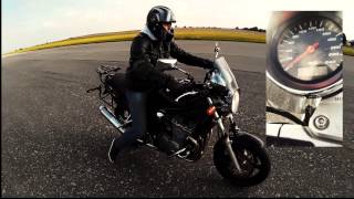 Suzuki GSF 600 Bandit acceleration 0175 kmh sprint 400m [upl. by Burdelle286]