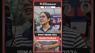 IPMAT Indore Exam Analysis Live from Centre  IPMAT Indore Students Reaction  From Bhopal shorts [upl. by Eimyaj]