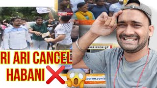 OSSSC RI ARI EXAM ❌ CANCELRI EXAM ASPIRANTS PROTEST🔥🤬😡OSSSC RI NEWS TODAY [upl. by Derfnam]