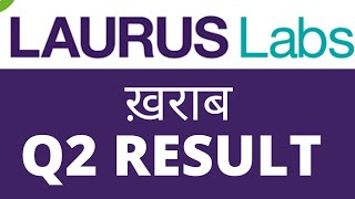 Laurus labs Q2 results 2022  Laurus labs results  Laurus labs share news [upl. by Pettiford]