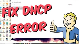 How To Fix DHCP Lookup Failed Error In Windows 10 Tutorial [upl. by Hobard]