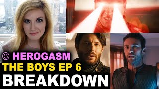 The Boys Season 3 Episode 6 BREAKDOWN Herogasm Spoilers Ending Explained [upl. by Anyrb]