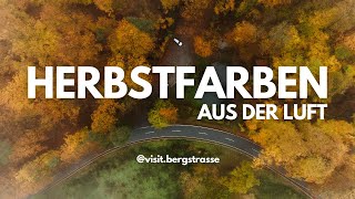 Herbstfarben der Bergstraße in Hessen aus der Luft djimini4pro [upl. by Aiket461]