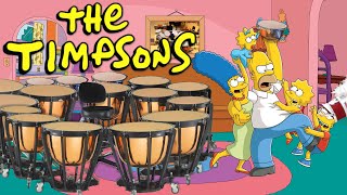 The Timpsons  The Simpsons Theme on Timpani [upl. by Iramaj]