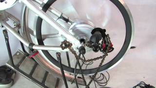 20 inch 36V 250W rear freewheel hub motor  electric bike conversion kit [upl. by Dnomed]