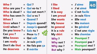 Les 100 verbes les plus utilisés en anglais   Easy sentences to learn french  easy [upl. by Kavanagh]