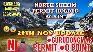 North Sikkim Tour Update 2024Gangtok To Zero PointGurudongmar Lake Sikkim Tour In December [upl. by Mauralia43]