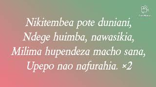 Bwana Mungu Nashangaa Kabisa Tenzi no 114 Swahili worship Lyrics by Evangelist Simon Weunda [upl. by Lamberto]