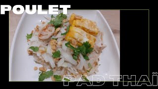 Poulet pad thaï  MiomMiom [upl. by Nahshu]