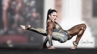 4XMsFitness Olympia Oksana Grishina’s Transformer performance at the MrOlympia 2020 [upl. by Witkin]