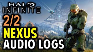 Nexus All Audio Logs Locations  Halo Infinite Collectibles Guide [upl. by Masha]