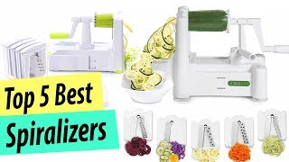 Best Spiralizer  Top 5 Best Spiralizers On the Market [upl. by Ahsiret]