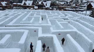 Zakopané Poľsko Bludisko v Zakopanom Winter in Zakopane Poland4K [upl. by Ahsyle267]