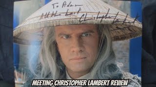 Meeting Christopher Lambert review [upl. by Aicilehp]