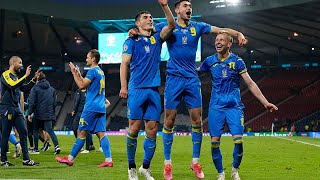 Festeggiano Inghilterra e Ucraina ai quarti di finale di Euro2020 [upl. by Powel]