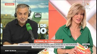 Alsina y Susanna Griso debaten sobre el listado de insultos a Óscar Puente y su quotutilidadquot [upl. by Nered]