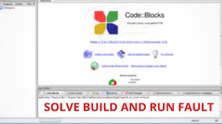 Solve Build and Run Programs fault in Code Blocks ।। 2021 [upl. by Argus]