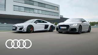 Audi R8 GT and TT RS Coupé  Progress never ends [upl. by Elstan]