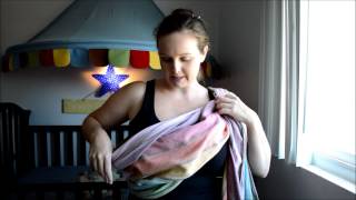 PAXfriend Alena demonstrates a ring sling with a newborn [upl. by Geis]