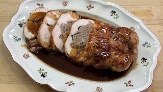 How to Make Chicken Ballotine Stuffed with Sausage  Jacques Pepin [upl. by Einnej576]