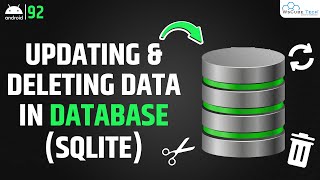 Android SQLite Database Updating and Deleting Data in Database SQLite  Android Tutorial [upl. by Freeman]