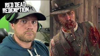 John Marstons Death Reaction  Red Dead Redemption [upl. by Cartwell]