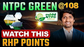 20X Business Growth In Future  NTPC GREEN IPO Analysis [upl. by Rettuc]