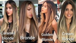 Top 37 Shades Of Blond Hair ColorsHair Dye Highlight With Names2022 Hair Color Trends [upl. by Lenore]