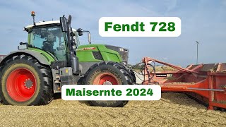 Lets Drive  Fendt 728 ONE  Silowalzen  Maisernte 2024 [upl. by Aroc]