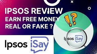 Ipsos Isay Review That Will Shock You ipsos survey [upl. by Neffirg]