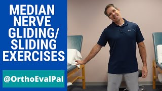 Median Nerve GlidingSliding Exercises [upl. by Leahcimluap646]