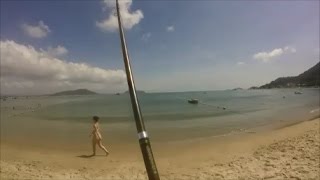 PESCA DE PRAIA EM ENSEADA São Francisco do Sul  SC [upl. by Maggy]